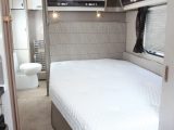 The fixed bed in the Sterling Continental 630 is large enough for six-footers, according to the Practical Caravan review team