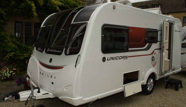 The Practical Caravan Tourer of the Year 2015 is the Bailey Unicorn Seville, which our test team said had real wow factor