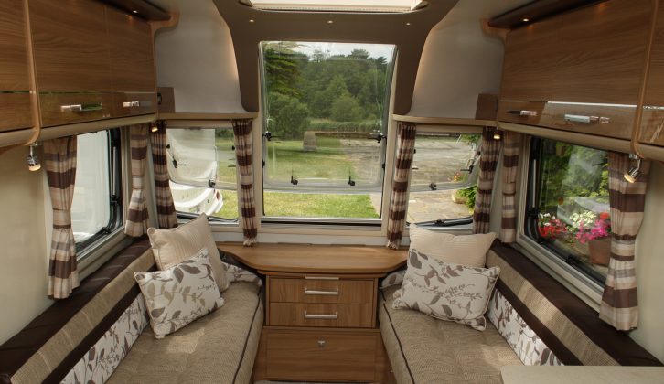 Practical Caravan's expert panel of judges rated the Bailey Unicorn Seville as their best caravan