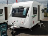 A rakish front panel and sporty graphics lend a fresh look to the 2015 Xplore 526 – read more in the Practical Caravan review