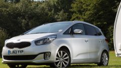The Kia Carens is a winning MPV, but how does it perform with a caravan hitched to its rear?