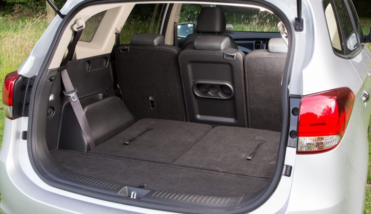Fold seats six and seven down and the Kia Carens provides a truly generous boot