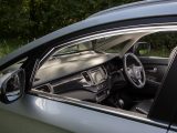 The wing mirrors are unusually large and supplement the view from the extension mirrors, while the handbrake is conventional, rather than electronic, and needs a firm pull when starting on a steep slope