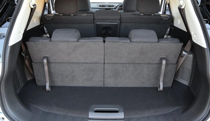 Boot space is compromised if the optional third row of seats is in place, but the rear doors open wide which is very handy