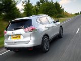 The Nissan X-Trail's 1.6-litre diesel engine has 236lb ft torque, ample for towing, and bump absorption is impressive
