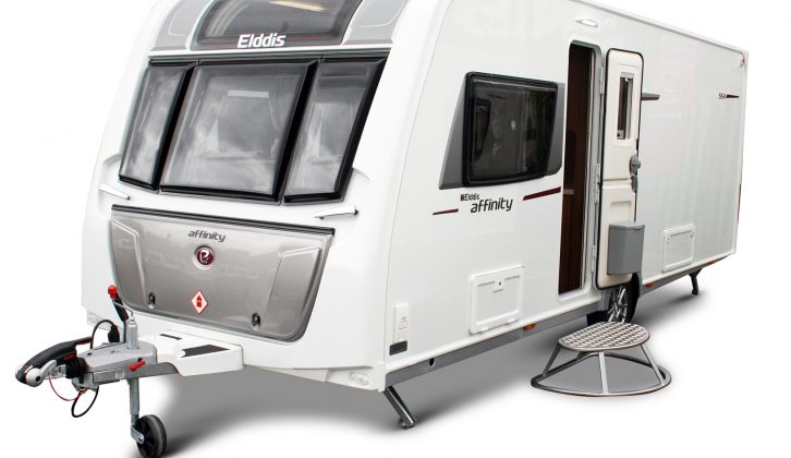 The new transverse island bed 554 model is a welcome addition to the Elddis Affinity range – head to Hall 20, Stand 19 and see it at the NEC