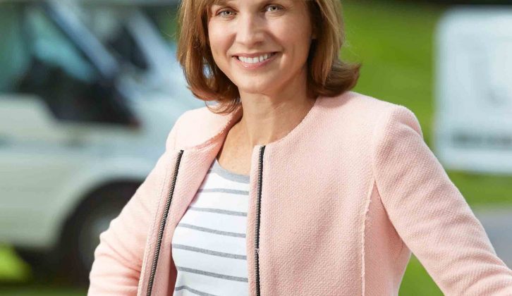 Fiona Bruce is opening the show and will be at the Caravan Club Lounge all day on 14 October