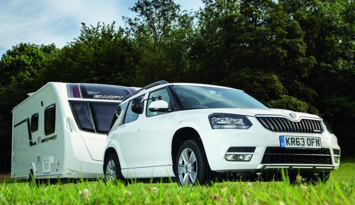 The main tow car test in Practical Caravan's November issue features the Skoda Yeti Greenline II review
