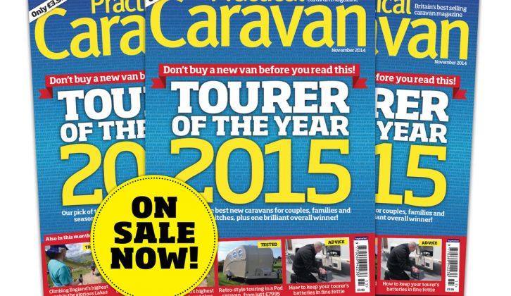 Don't miss the November issue of Practical Caravan magazine, it's full of caravans you must see at the NEC, award-winning caravans and fantastic caravan holidays in Britain