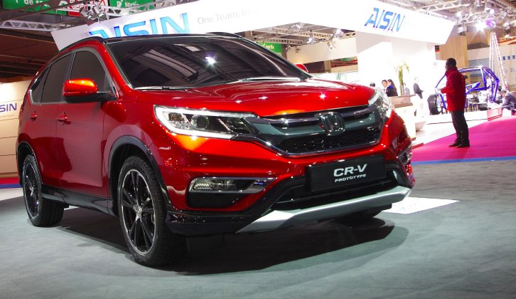 Out with the 2.2-litre diesel and in with the 1.6 for the next generation Honda CR-V, revealed in prototype form in Paris