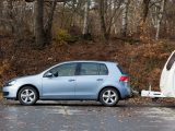 The VW Golf impressed Practical Caravan's review team as a solid, stable and fuel-efficient tow car