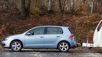 The VW Golf impressed Practical Caravan's review team as a solid, stable and fuel-efficient tow car