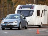 The VW Golf never allowed the van to take charge during our lane-change test