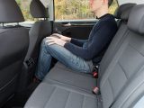 Rear-seat passengers in the Volkswagen Golf get ample leg and headroom, air vents and a comfortable ride