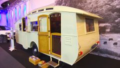 This cute little 1938 Eccles President was displayed at the NEC Birmingham this month by Swift Group