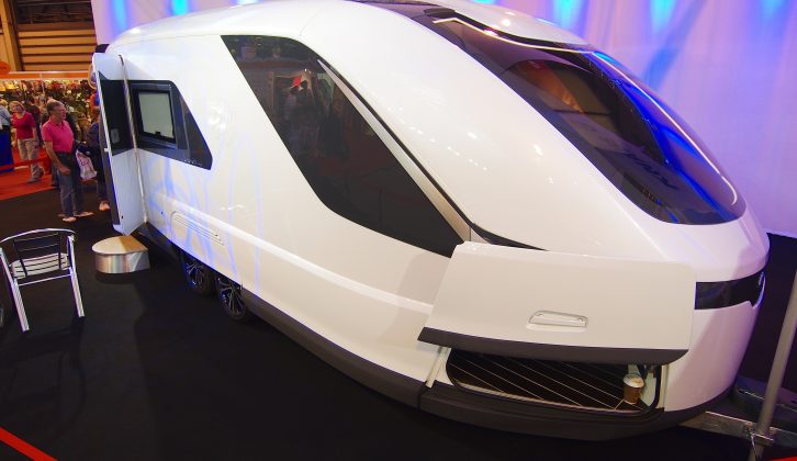 The yacht-inspired Caravisio concept was a definite crowd-pleaser at the NEC Birmingham last week