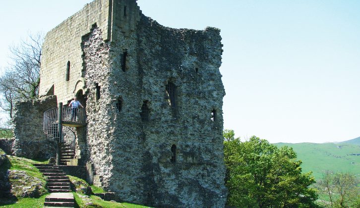 Visit Castleton in the Peak District and go to Peveril Castle – there's a great view from the 60ft keep!