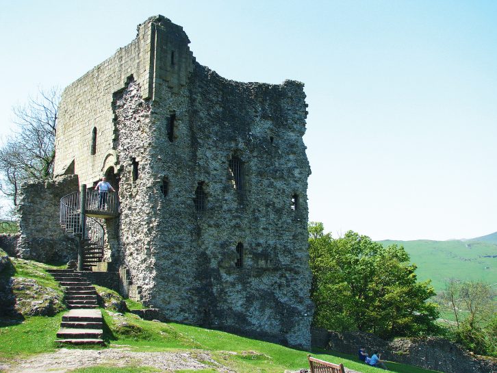 Visit Castleton in the Peak District and go to Peveril Castle – there's a great view from the 60ft keep!