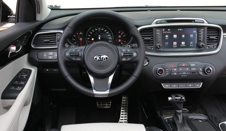 Cabin quality has been improved noticeably within the all-new Kia Sorento
