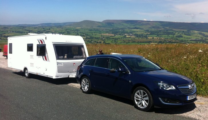 We towed a Venus 540/4 with this petrol powered Vauxhall Insignia – would it make a good tow car for your caravan holidays?
