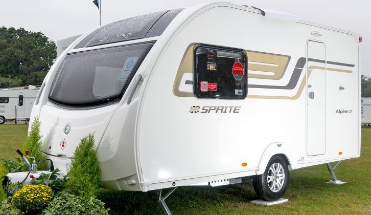 The base caravan is the Sprite Alpine 2, which costs much less, even with the addition of cost options – get the full story in the Practical Caravan Swift Lifestyle 2 review