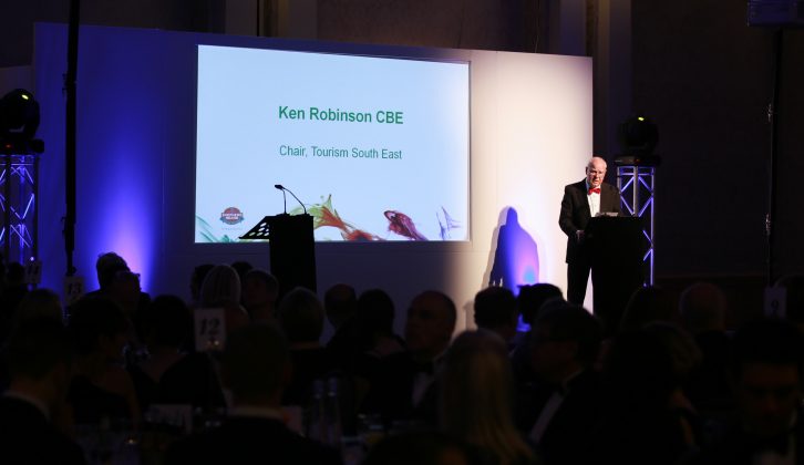 Ken Robinson CBE, Chair of Tourism South East, spoke at Tourism South East's 2014 Beautiful South Awards dinner at the Grand Hotel in Brighton