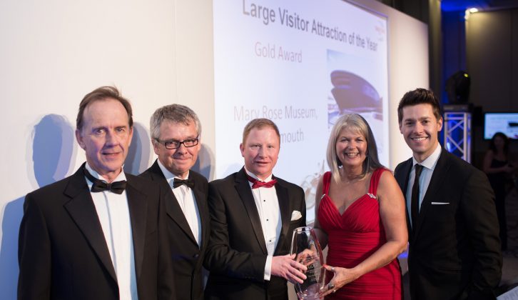 Portsmouth's Mary Rose Museum took the Gold award for Large Visitor Attraction of the Year