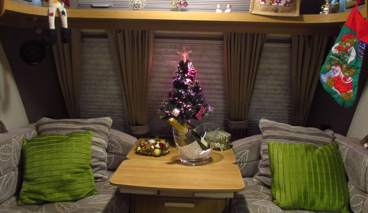 It doesn't take much, but a little effort and festive sparkle will make your Christmas and New Year caravan holidays all the more memorable