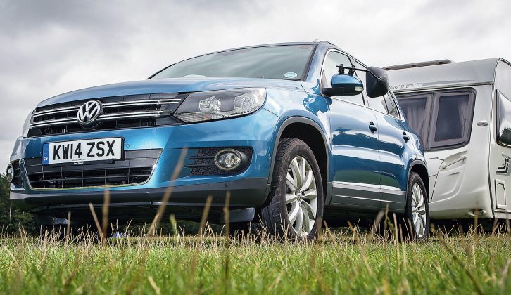 Time may be catching up with the VW Tiguan, but the new, more powerful TDI version is still a sensible tow car, says our tow car expert