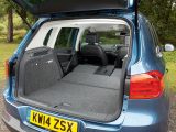 It's easy to extend the boot space in the VW Tiguan, however you're left with a sloping boot floor