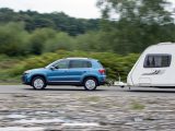 When towing along motorways, the VW Tiguan proved to be stable, performing admirably