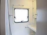 The washroom is well equipped, however there's no heating vent – read more in Practical Caravan's Adria Altea 4four Go Signature review