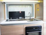 Space in end kitchens may be limited, but the Adria’s does not feel compromised – read more in our Altea 4four Go Signature review