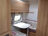 Children will love the Elddis Sanremo 304's dinette, which is at the rear of the caravan, right next to the washroom