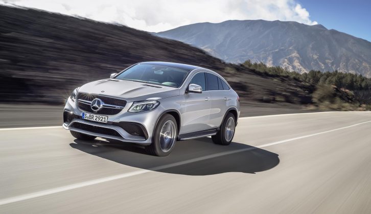 Two new potential tow cars were shown by Mercedes in Detroit, one of which was this GLE