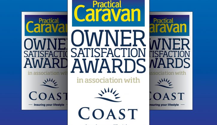 Practical Caravan's Owner Satisfaction Awards, in association with Coast, were presented at The Caravan and Motorhome Show in Manchester
