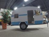 This cute caravan for dogs was one of the smaller offerings on display at the 52nd Annual National RV Show
