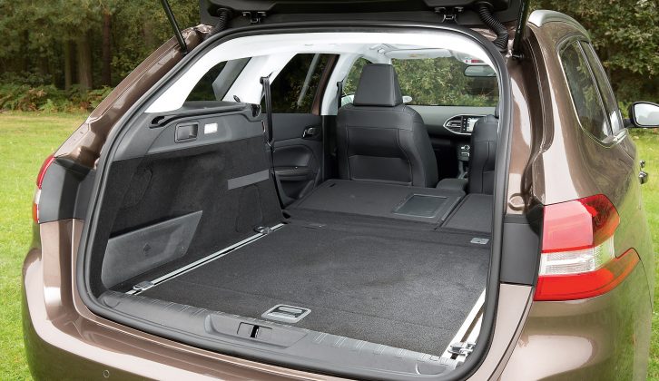 The Peugeot's boot is large, with a capacity of 660 litres including underfloor storage, and if you fold the seats it rises to 1775 litres