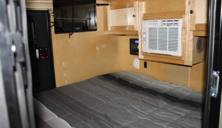 Air con is a common feature in American caravans, but less so in the UK and Europe