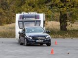 The latest Mercedes C-Class tows very well and its 2.1-litre diesel engine has ample performance