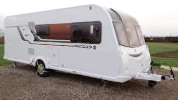 Our Group Editor reviews the three-berth Bailey Unicorn Madrid on The Caravan Channel – watch on Sky 192, Freesat 402 and online