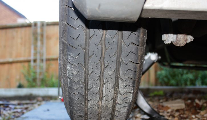 Inspect the tread to see whether it is running ‘true’ around the tyre’s full circumference and make sure the tyre tread depth is legal
