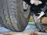 Also be certain to check the inward facing side of the tyre for cuts, crazing, bulges and other deformities