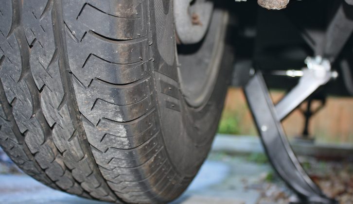 Also be certain to check the inward facing side of the tyre for cuts, crazing, bulges and other deformities