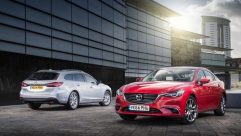 The facelifted Mazda 6 range is available in saloon and estate guise, and starts from £19,975 OTR