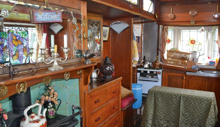 It is very homely inside, but the wagon needs a lot of TLC