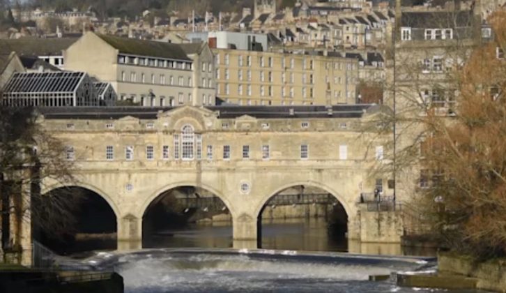Bath is a compact city, which makes it a great place for a quick weekend break in your caravan