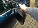 Using mirrors with screw-on clamps, rather than straps, means you can see better out the car's own exterior mirrors
