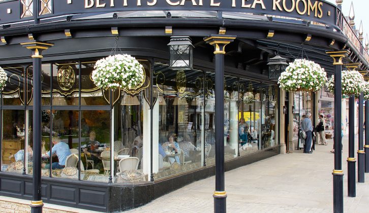 With some of the best cafes and treats in England, go to the famous Bettys Tearoom in Harrogate when you visit Yorkshire