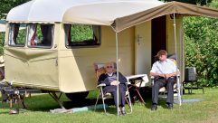 Eileen and John Novell go on regular caravan holidays in this 1956 Bambi, giving it a new lease of life
